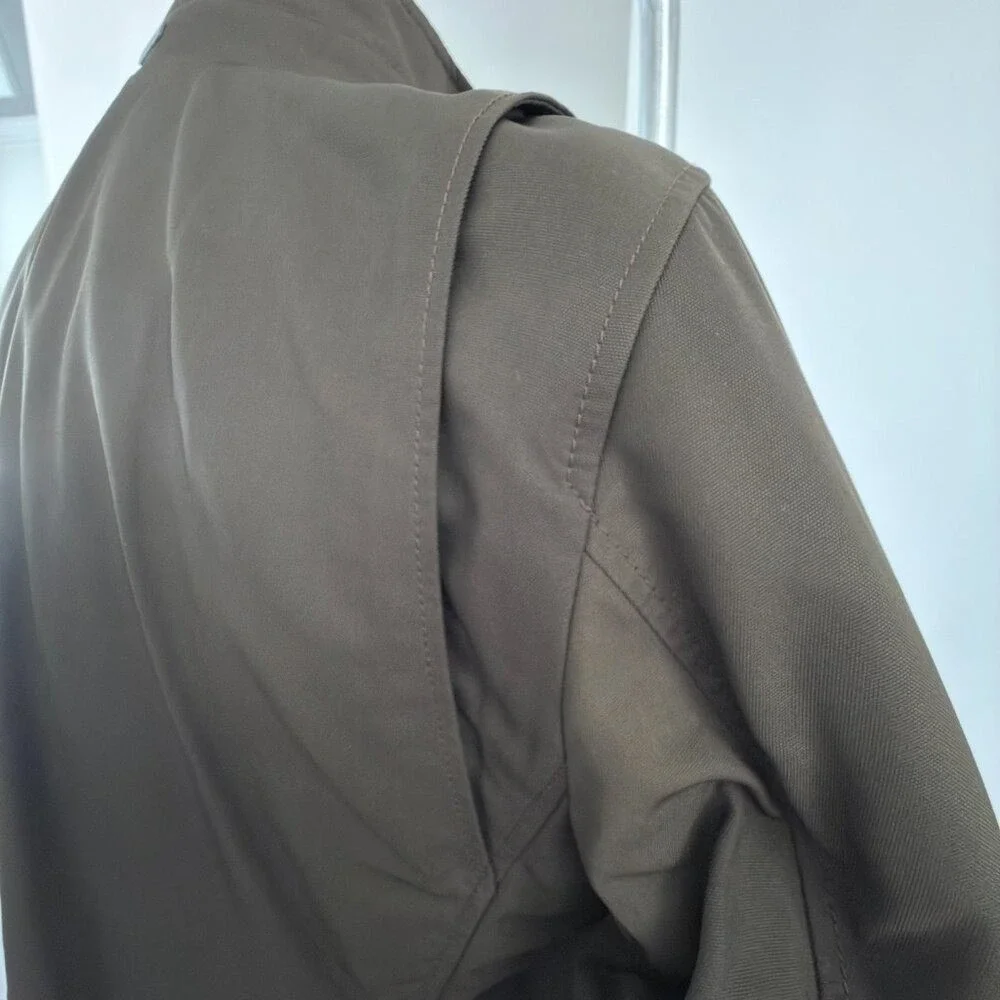 Hugo Boss Men's Dark Green‎ Centin Cotton Quilted Parka, Sizes 38